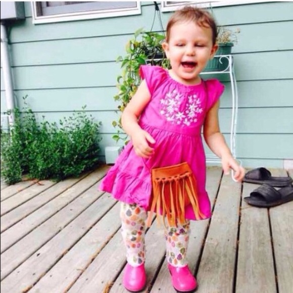 Fall Toddler Girl Fringe Crossbody Purse Vegan - Picture 2 of 4